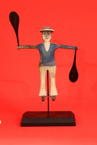 Carved and Painted Small Sailor Whirligig (FA-1051  )