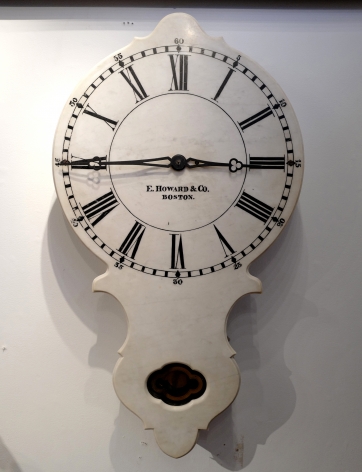 E. Howard No. 18 Marble Front Bank Clock