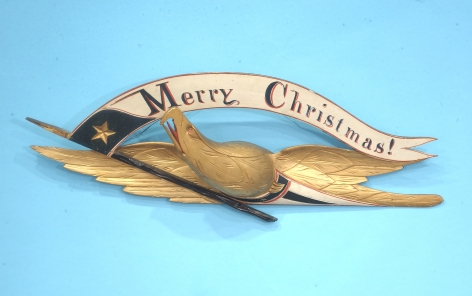 "Merry Christmas" Eagle by John Haley Bellamy