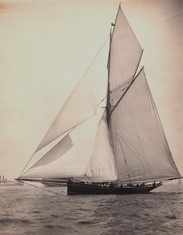 Platinim Print of the Yacht Genesta E.D. Lincoln