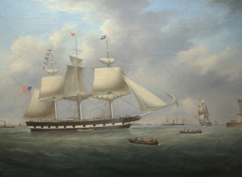 Ship Samuel Lawrence attributed to John Huges