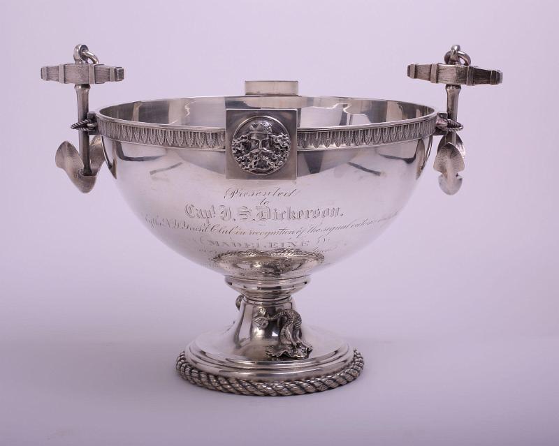 NYYC Tiffany Silver America's Cup Presentation Bowl given to Captain Dickerson