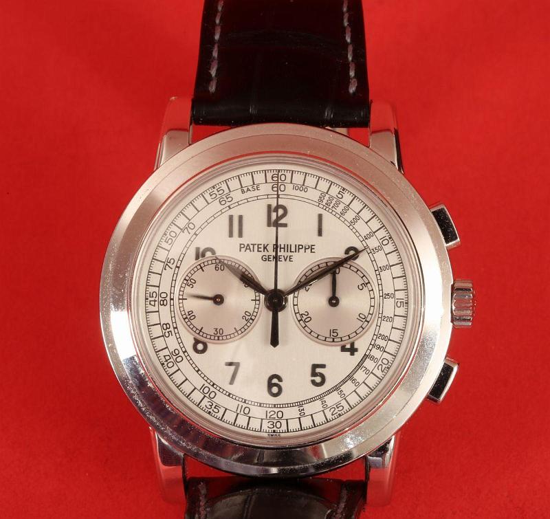 Patek Phillipe 5070 White Gold Chronograph Watch