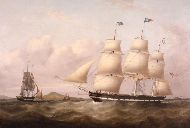 The American Ship "STAR" of New York Coming into Liverpool by Samuel Walters