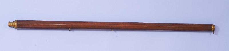 18th Century Revese Taper Ten Sided Telescope with Screw Focus