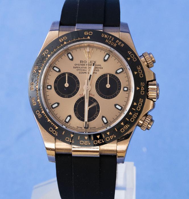 ROLEX DAYTONA 116515LN EVEROSE GOLD with Serial Number #ZG593047