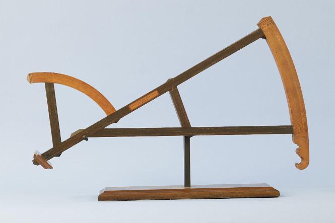  18th Century English Backstaff signed Henry Gregory with boxwood frame and Pear Wood Arms and Engraved Scales circa 1760