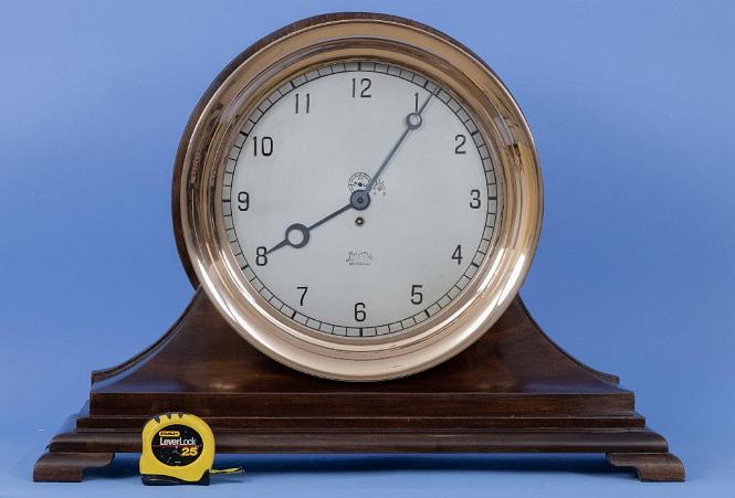 Very Rare 14 Inch Chelsea Clock With Ashton Valve Red Brass Case