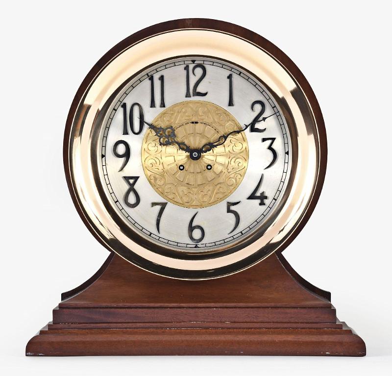 Chelsea 12 Inch Special Grand Ship's Bell Clock with Later Commander Base #162925