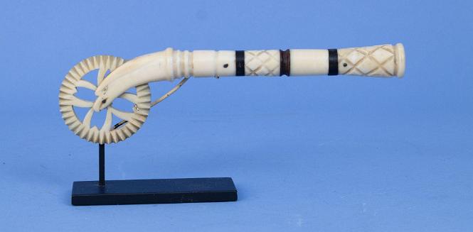 Eagle Head Whale Ivory Crimper, American 19th Century