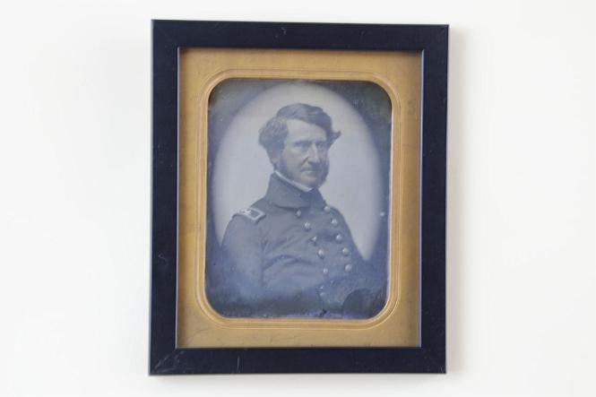 Half Plate Daguerrotype of Admiral Farragut by Southworth & Hawes, American circa1850