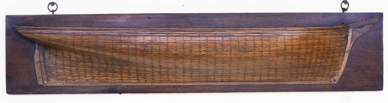 Fine and rare Mahogany Pland on Frame Model of a Saing vessel circa 1860