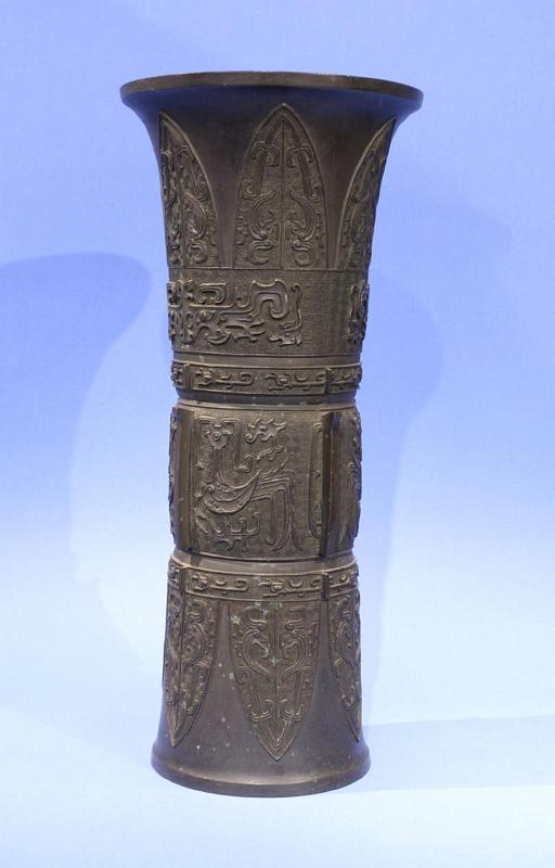 Chinese bronze vase
