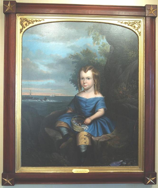 "The Shell Gatherer" by C.O. Cole,American dated June 16, 1856