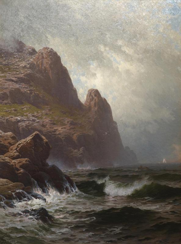 "Grand Manan" by AT Britcher (1837-1908) American, Circa 1882