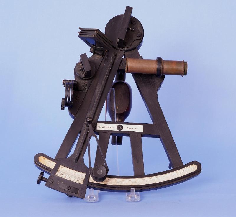 W. Weicht Ebony and Brass Octant for the China Trade